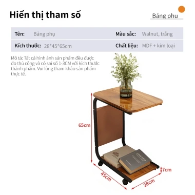 YUNDUN Bàn Trà Cafe Di Động Phòng Khách - Kệ Gỗ Mini, Bàn Đầu Giường + Túi Đựng Sách, Giá 129k (giảm 28k) - Thiết kế tiện dụng, đẹp mắt 3 YUNDUN Bàn Trà Cafe Di Động Phòng Khách - Kệ Gỗ Mini, Bàn Đầu Giường + Túi Đựng Sách, Giá 129k (giảm 28k) - Thiết kế tiện dụng, đẹp mắt 3