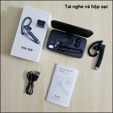 YYK520 Bluetooth Tai Nghe Hủy Tiếng Ồn, Thể Thao Over‑Ear, Màn Hình Số – 275k 10