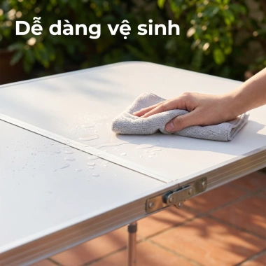 ZEN Bàn gấp dã ngoại đa năng khung thép – Di động cho gia đình, chợ đêm, sự kiện – 309.000₫ 8