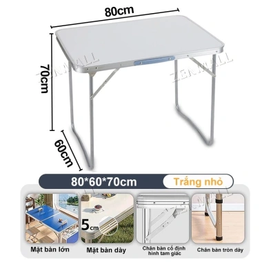 ZEN Bàn gấp dã ngoại đa năng khung thép – Di động cho gia đình, chợ đêm, sự kiện – 309.000₫ 10