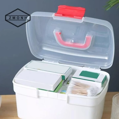ZMONH Hộp Bảo Quản Thuốc Di Động Tích Lớn Bộ Gia Đình, Sơ Cứu, Du Lịch Khẩn Cấp 7