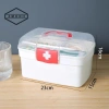 ZMONH Hộp Bảo Quản Thuốc Di Động Tích Lớn Bộ Gia Đình, Sơ Cứu, Du Lịch Khẩn Cấp 10