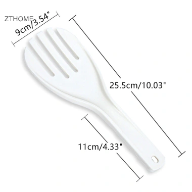 Zthome Thìa Cơm Nhựa Dày Chống Dính Cuộn Tay, Đồ Dùng Bếp HOT - 30.400₫