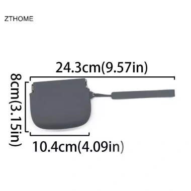 ZTHOME Túi Ăn Chó Silicone Di Động Chống Nước Dễ Làm Sạch An Toàn Ngoại Trời 9