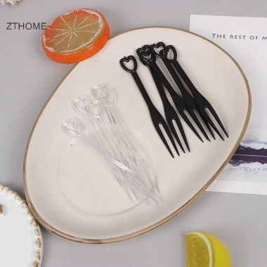 Zthome Túi Nĩa Trái Cây Trong Suốt 100 Cái – Dùng cho Nhà Ăn, Đồ Ăn, Giá 27.380₫