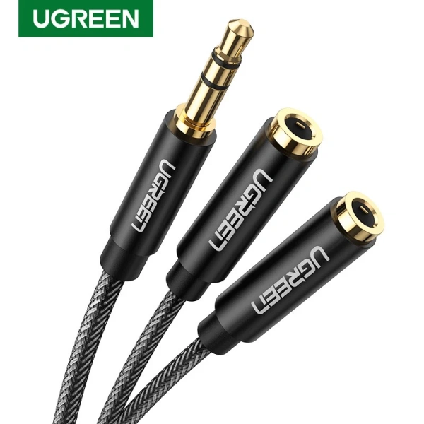 Đôi khi dây cáp audio 3.5mm chia 2 tai nghe đầu nhôm lại gây giật kết nối khi kéo căng, điều mà nhiều người chưa để ý - Ảnh 1