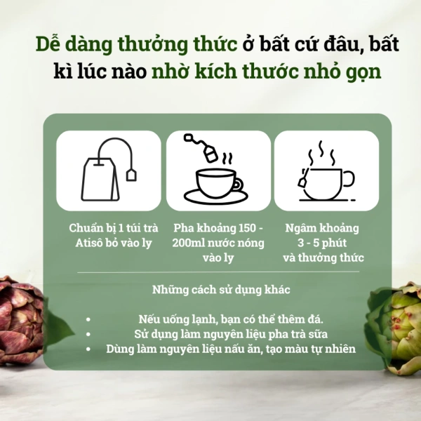 Trà atiso thường được quảng cáo là “đẹp da”, “ngừa mụn” và “thanh lọc độc tố”. (Ảnh 3) Trà atiso thường được quảng cáo là “đẹp da”, “ngừa mụn” và “thanh lọc độc tố”. (Ảnh 3)