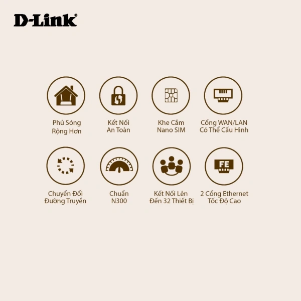 Dòng sản phẩm D‑Link DWR‑M905 được quảng cáo với tốc độ tải lên/down lên lên tới 300 Mbps, hỗ trợ Nano SIM và có khả năng chuyển đổi đường truyền tự động. (Ảnh 4) Dòng sản phẩm D‑Link DWR‑M905 được quảng cáo với tốc độ tải lên/down lên lên tới 300 Mbps, hỗ trợ Nano SIM và có khả năng chuyển đổi đường truyền tự động. (Ảnh 4)
