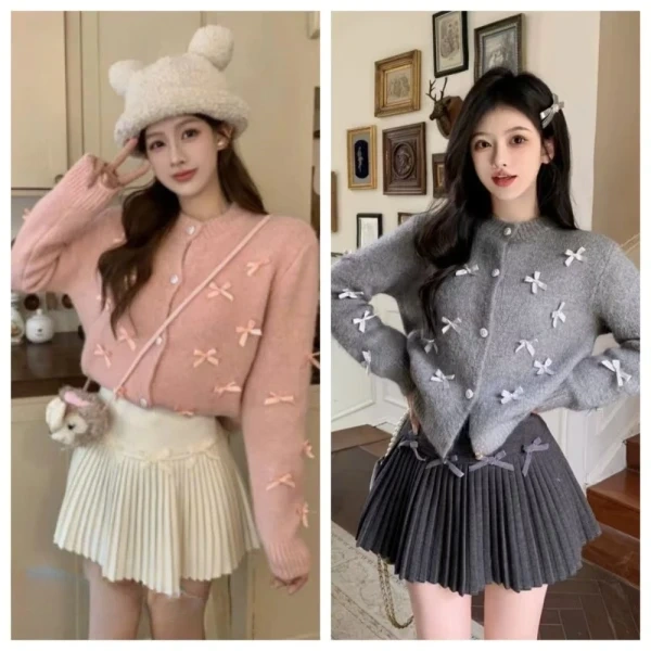 Áo Khoác Cardigan Dệt Kim: Bí Quyết Cho Mùa Thu Không Lạnh Lẽo Của Cô Gái Văn Phòng