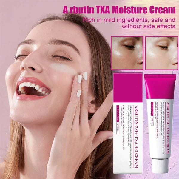 Kiên nhẫn ba tháng với kem K‑Beauty chứa arbutin 7% và tranexamic 4% cho làn da sáng đều – những thay đổi bất ngờ