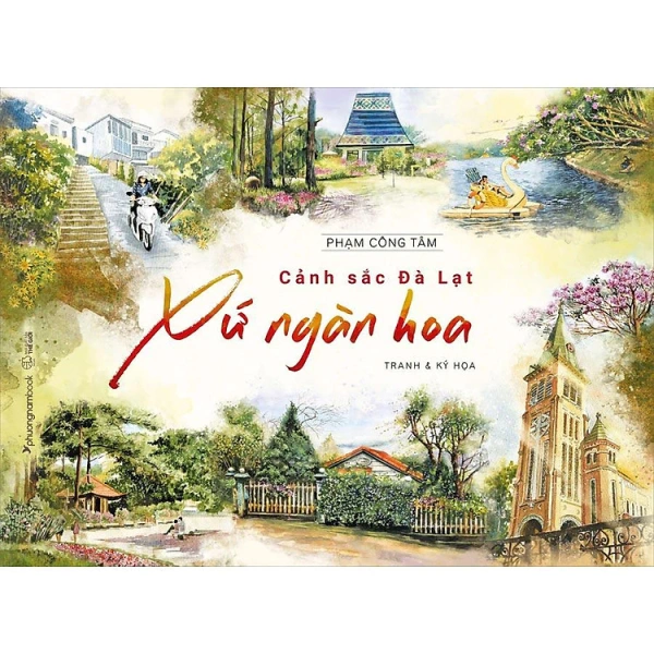 Tranh và ký họa Đà Lạt trong sách màu: Khi thực tế bìa cứng không phản ánh đầy đủ nét đẹp thực sự. - Ảnh 1 Tranh và ký họa Đà Lạt trong sách màu: Khi thực tế bìa cứng không phản ánh đầy đủ nét đẹp thực sự. - Ảnh 1
