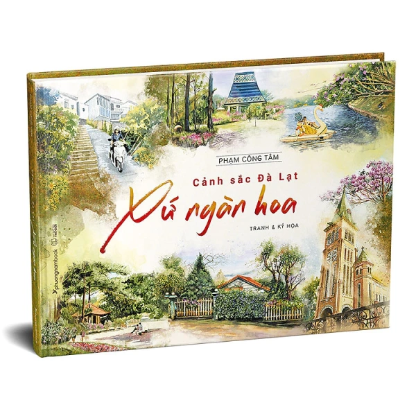 Trong quá trình tô, hãy dùng internet hoặc sách hướng dẫn về Đà Lạt để tham khảo thực tế các địa điểm và hoa lá xuất hiện trong tranh. (Ảnh 3) Trong quá trình tô, hãy dùng internet hoặc sách hướng dẫn về Đà Lạt để tham khảo thực tế các địa điểm và hoa lá xuất hiện trong tranh. (Ảnh 3)