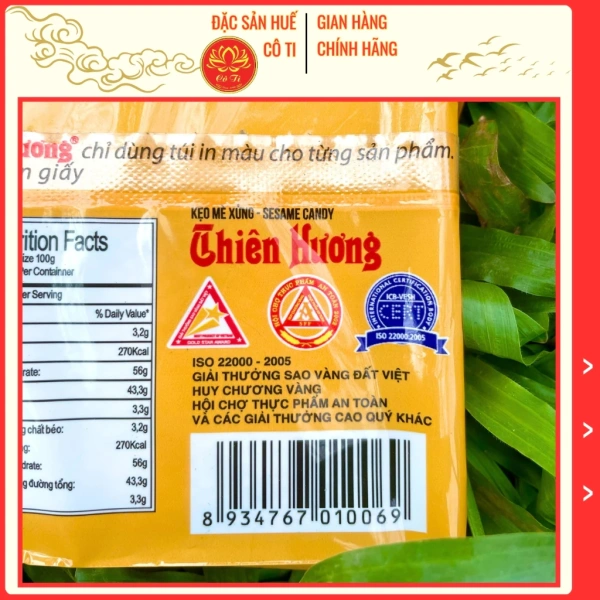 Trong danh mục snack truyền thống, Kẹo Mè Xừng Thiên Hương Gói 225g (đặc sản Huế) là một lựa chọn đáng cân nhắc. (Ảnh 4) Trong danh mục snack truyền thống, Kẹo Mè Xừng Thiên Hương Gói 225g (đặc sản Huế) là một lựa chọn đáng cân nhắc. (Ảnh 4)
