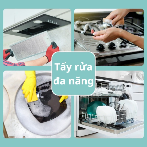 Thị trường hiện nay có nhiều thương hiệu cung cấp sản phẩm “tẩy rửa đa năng” với công thức được tối ưu hoá, kết hợp enzyme, chất tạo bọt và chất khử mùi chuyên biệt. (Ảnh 3) Thị trường hiện nay có nhiều thương hiệu cung cấp sản phẩm “tẩy rửa đa năng” với công thức được tối ưu hoá, kết hợp enzyme, chất tạo bọt và chất khử mùi chuyên biệt. (Ảnh 3)