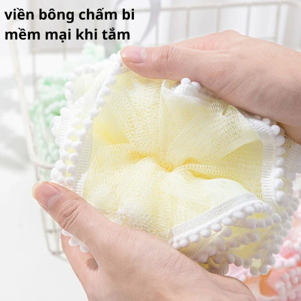 Một trong những sản phẩm đang được quan tâm hiện nay là Bông Tắm Lưới Tạo Bọt Hàn Quốc, Mềm Mại, An Toàn Cho Da HOMIE. (Ảnh 5) Một trong những sản phẩm đang được quan tâm hiện nay là Bông Tắm Lưới Tạo Bọt Hàn Quốc, Mềm Mại, An Toàn Cho Da HOMIE. (Ảnh 5)
