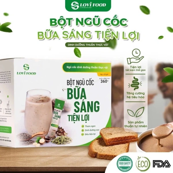 Bột ngũ cốc dinh dưỡng ăn sáng giảm cân mang lại cảm giác no nhanh, nhưng độ bền của năng lượng vẫn gây bất ngờ - Ảnh 1 Bột ngũ cốc dinh dưỡng ăn sáng giảm cân mang lại cảm giác no nhanh, nhưng độ bền của năng lượng vẫn gây bất ngờ - Ảnh 1