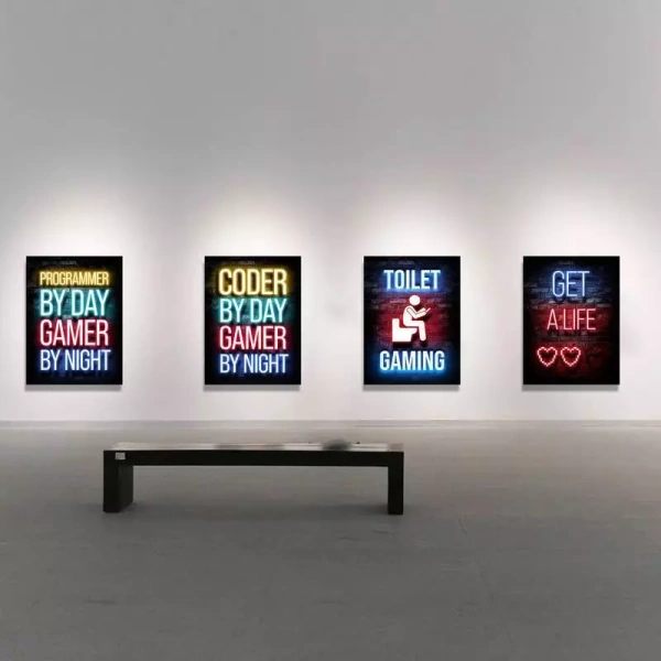 Trong kho tàng các sản phẩm tranh canvas hiện nay, Trò Chơi Game Trích Dẫn Truyền Cảm Hứng Canvas Tranh Nghệ Thuật Trang Trí Tường Nhà Canvas Poster là một lựa chọn đáng cân nhắc. (Ảnh 4)