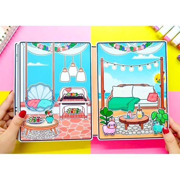 Trong sách hướng dẫn, mỗi mẫu thường kèm theo một “bản đồ gập” chi tiết, thể hiện các vị trí cần gập, uốn, và dán. (Ảnh 2) Trong sách hướng dẫn, mỗi mẫu thường kèm theo một “bản đồ gập” chi tiết, thể hiện các vị trí cần gập, uốn, và dán. (Ảnh 2)