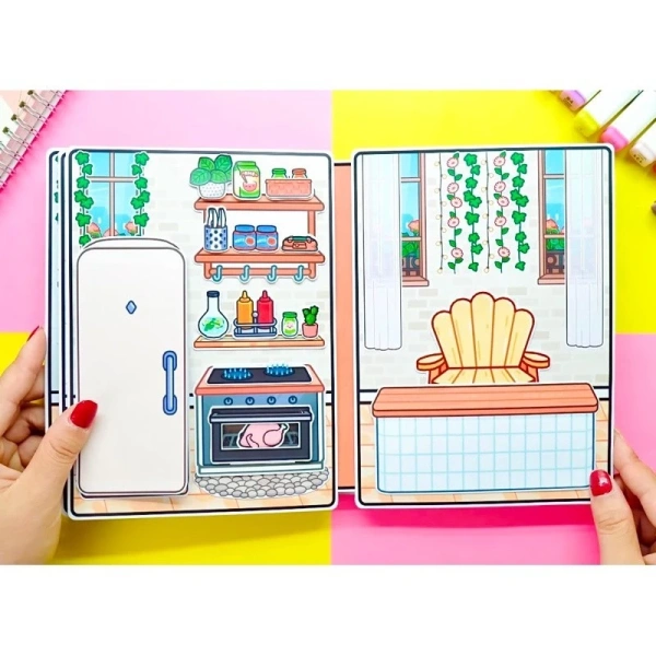 Một lựa chọn thú vị cho người mới và cả những người muốn khám phá phong cách mới là Cuốn Sách Toca Boca squishy giấy tự làm búp bê. (Ảnh 4) Một lựa chọn thú vị cho người mới và cả những người muốn khám phá phong cách mới là Cuốn Sách Toca Boca squishy giấy tự làm búp bê. (Ảnh 4)