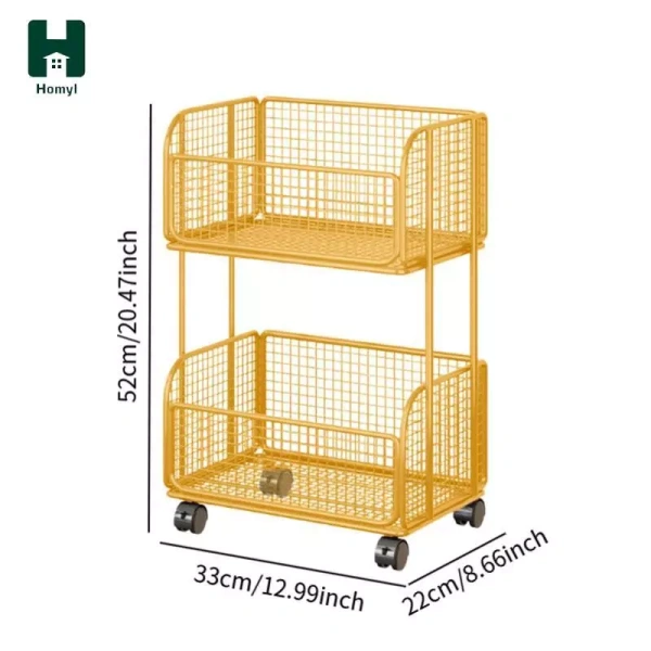 Chọn giỏ có kích thước phù hợp với không gian bếp. (Ảnh 2) Chọn giỏ có kích thước phù hợp với không gian bếp. (Ảnh 2)
