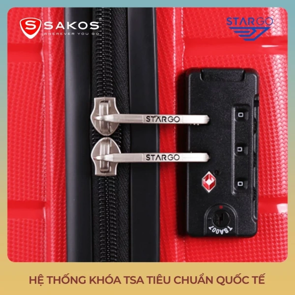 Khi nói đến một chiếc vali kéo nhựa vừa nhẹ, bền bỉ và được trang bị khóa TSA chuẩn, Vali Kéo Nhựa Du Lịch STARGO TOPAZ Z22 - Size S (20inch) là một mẫu đáng cân nhắc. (Ảnh 5)