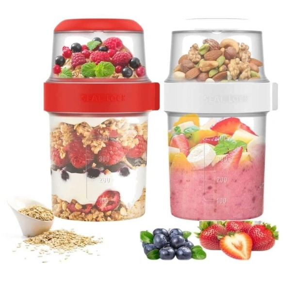 Thay vì mỗi buổi sáng phải nghĩ cách mua sắm, bạn có thể dành thời gian cuối tuần để chuẩn bị các “bộ kit” bữa sáng: một hộp yến mạch qua đêm, một túi hạt chia, một bình sữa chua và một vài loại trái cây đã cắt sẵn. (Ảnh 4)