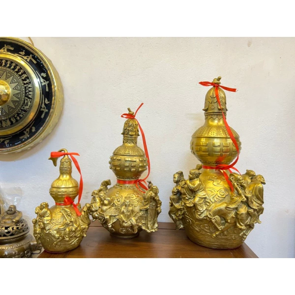 Những dấu hiệu nhỏ người thường bỏ qua khi đặt một chiếc hồ lô đồng nguyên chất trong không gian sống. - Ảnh 1