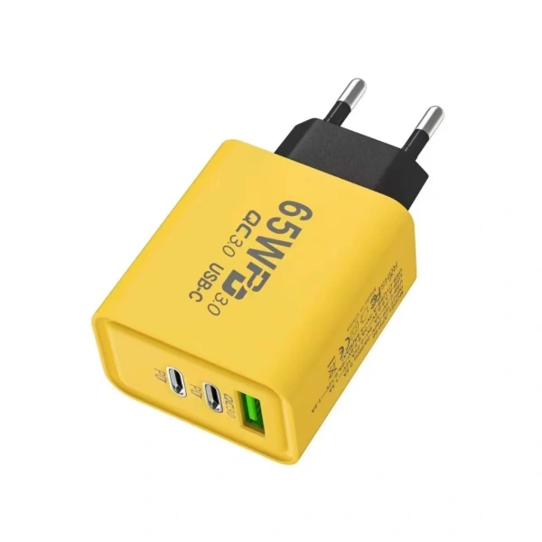 Trên thị trường, Củ Sạc Nhanh 65W QC3.0 3 Cổng USB + Type C PD là một lựa chọn đáng cân nhắc. (Ảnh 4) Trên thị trường, Củ Sạc Nhanh 65W QC3.0 3 Cổng USB + Type C PD là một lựa chọn đáng cân nhắc. (Ảnh 4)