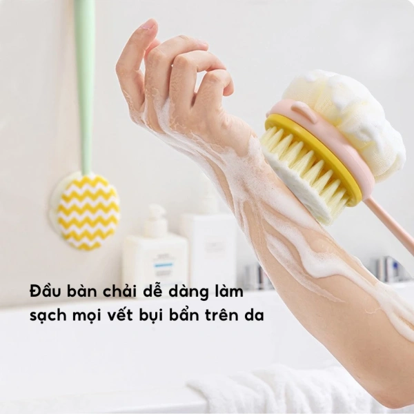 Trong danh mục các loại bông tắm hiện nay, Bông Tắm Chà Lưng 2 Mặt Kèm Bàn Chải Cọ JYoohome Tẩy Tế Bào Chết Mềm Mịn là một sản phẩm đáng chú ý. (Ảnh 4) Trong danh mục các loại bông tắm hiện nay, Bông Tắm Chà Lưng 2 Mặt Kèm Bàn Chải Cọ JYoohome Tẩy Tế Bào Chết Mềm Mịn là một sản phẩm đáng chú ý. (Ảnh 4)