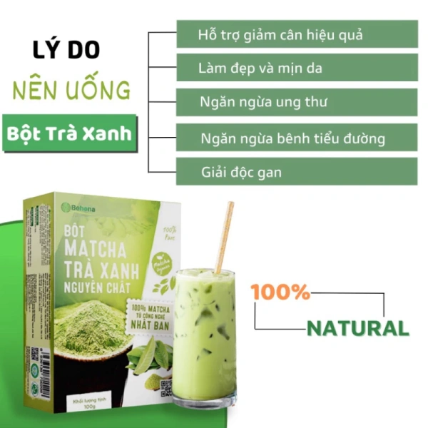 Matcha là dạng bột mịn của lá trà xanh, trong đó toàn bộ lá đã được nghiền nhuyễn, cho phép người dùng tiêu thụ toàn bộ thành phần dinh dưỡng có trong lá trà. (Ảnh 2) Matcha là dạng bột mịn của lá trà xanh, trong đó toàn bộ lá đã được nghiền nhuyễn, cho phép người dùng tiêu thụ toàn bộ thành phần dinh dưỡng có trong lá trà. (Ảnh 2)