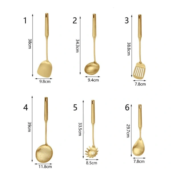 Thìa nấu hoặc muỗng gắp thực phẩm chiên thường được nhầm lẫn với các dụng cụ thường ngày như thìa ăn hoặc thìa đũa. (Ảnh 2) Thìa nấu hoặc muỗng gắp thực phẩm chiên thường được nhầm lẫn với các dụng cụ thường ngày như thìa ăn hoặc thìa đũa. (Ảnh 2)