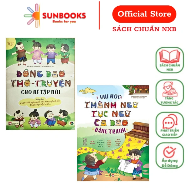 Bất ngờ khi những cuốn đồng dao tranh vừa giúp bé tập nói vừa khơi dậy trí nhớ thành ngữ và tục ngữ.