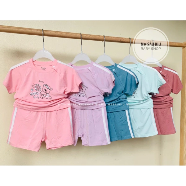 Bộ đồ cộc tay sợi tre cho bé trai và bé gái: Khi mong muốn thoáng mát nhưng độ co giãn lại gây bất ngờ
