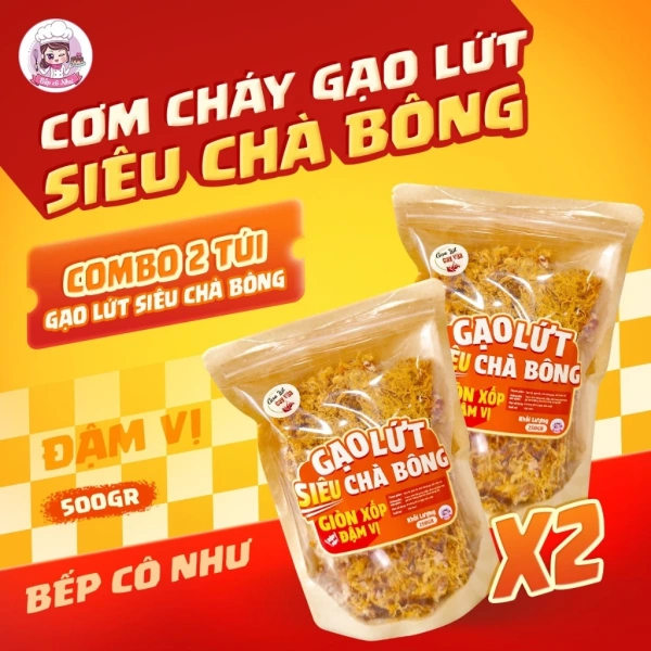 Cơm cháy gạo lứt chà bông: bất ngờ vừa nhanh gọn, vừa giữ được hương vị nguyên bản