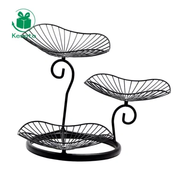 Giỏ lưới kim loại đựng trái cây và bát rau giúp thực phẩm giữ độ tươi lâu hơn, điều ít ai biết