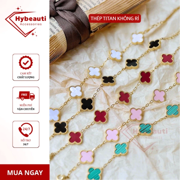 Những phút bối rối khi phát hiện vòng tay cỏ bốn lá không bị rỉ màu sau tháng sử dụng