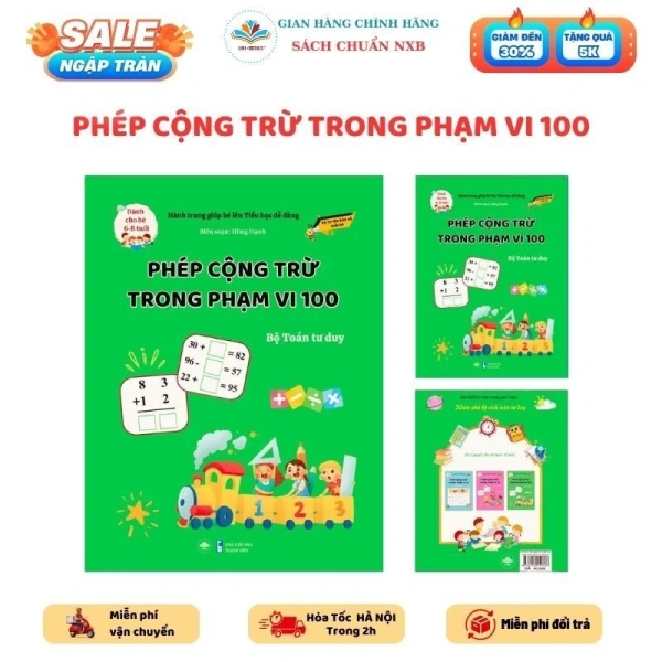 Phép cộng trừ trong phạm vi 100 từ sách toán tư duy cho bé 6‑10 tuổi thực sự mở ra sự tự tin và khả năng logic mới