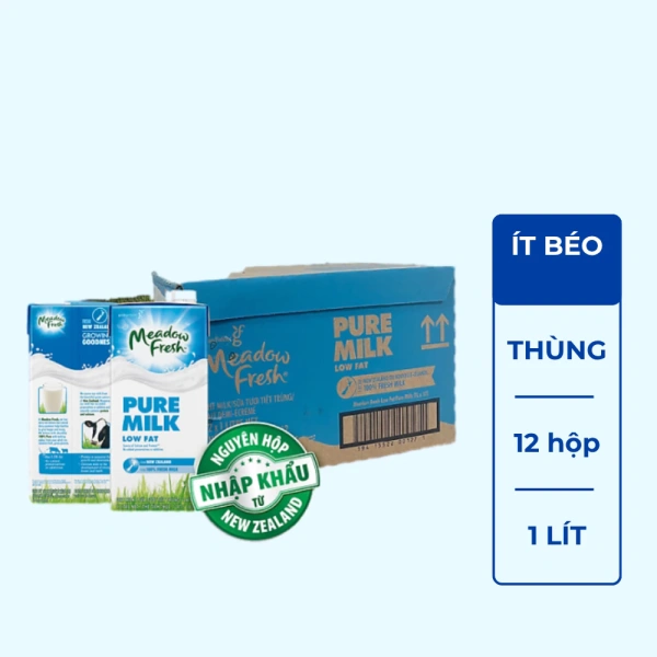 Thùng 12 hộp sữa tươi ít béo thường được xem là giải pháp giảm cân, nhưng thực tế phụ thuộc vào cách dùng hằng ngày