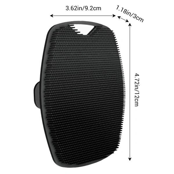 Sản phẩm được mô tả với hình bầu dục, kích thước 12 × 9.2 cm, cho phép người dùng cầm nắm thuận tiện trong quá trình tắm. (Ảnh 3) Sản phẩm được mô tả với hình bầu dục, kích thước 12 × 9.2 cm, cho phép người dùng cầm nắm thuận tiện trong quá trình tắm. (Ảnh 3)