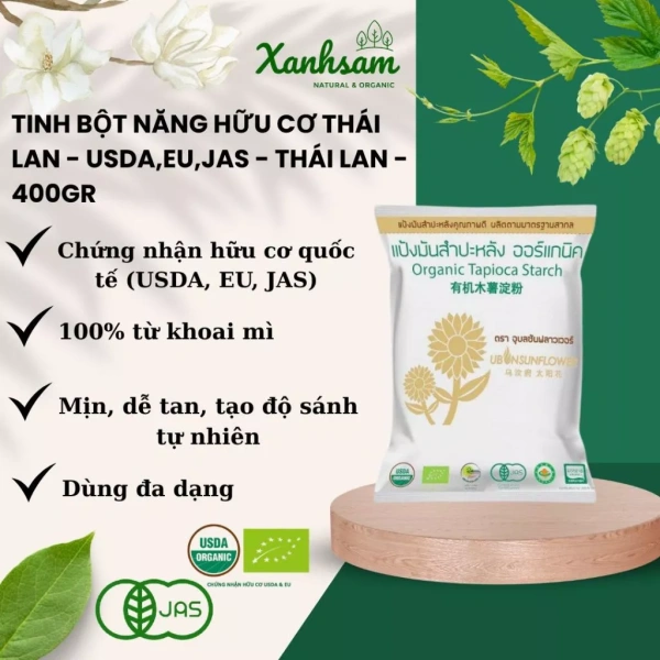 Bột năng hữu cơ làm lớp vỏ bánh giòn hơn, nhưng độ bám dính trong các món chiên thường giảm sau vài lần lặp - Ảnh 1 Bột năng hữu cơ làm lớp vỏ bánh giòn hơn, nhưng độ bám dính trong các món chiên thường giảm sau vài lần lặp - Ảnh 1