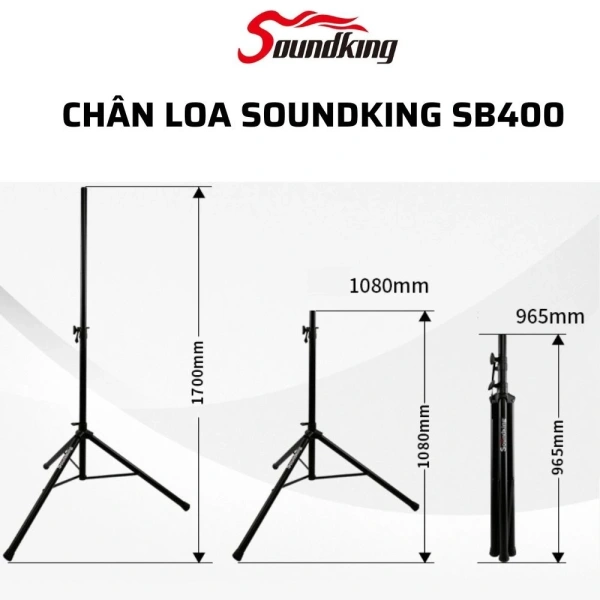Chân đế ba chân thép sơn tĩnh điện giúp loa ổn định âm thanh ngay cả trong các buổi dã ngoại - Ảnh 3 Chân đế ba chân thép sơn tĩnh điện giúp loa ổn định âm thanh ngay cả trong các buổi dã ngoại - Ảnh 3