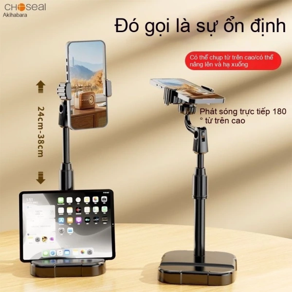Khi đã có một chiếc giá đỡ có thể điều chỉnh chiều cao, các bước tiếp theo là tối ưu hóa môi trường và thiết bị để đạt chất lượng livestream tốt nhất. (Ảnh 5) Khi đã có một chiếc giá đỡ có thể điều chỉnh chiều cao, các bước tiếp theo là tối ưu hóa môi trường và thiết bị để đạt chất lượng livestream tốt nhất. (Ảnh 5)