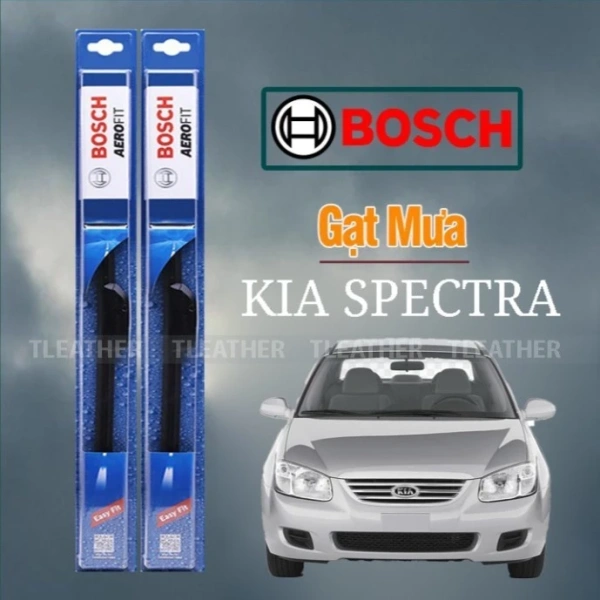 Chiều dài và độ mềm của gạt mưa ô tô quyết định mức sạch kính xe KIA Spectra trong mưa bão - Ảnh 1
