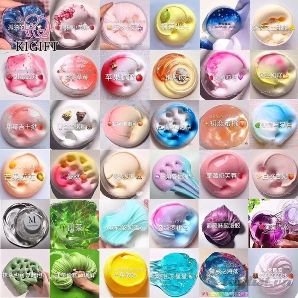 Đất sét xốp slime đa màu thường để lại dải bột khô khó lau ngay sau khi trẻ chơi - Ảnh 1