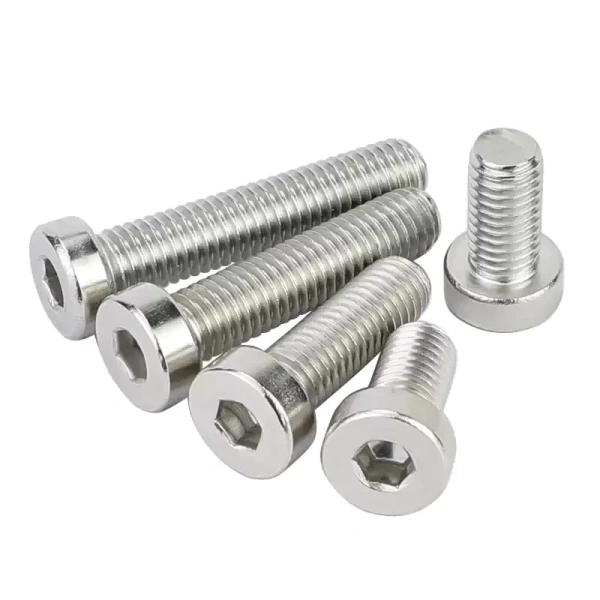 Một lựa chọn đáng cân nhắc cho những ai muốn tránh vấn đề lỏng đầu trụ trơn là ốc vít lục giác inox đầu chấm của thương hiệu WDY, mô hình “Ốc Vít Lục Giác / Ốc Vít Lục Giác loa / inox 304 bulong Lục Giác chìm đầu trụ trơn M2‑M10”. (Ảnh 3)