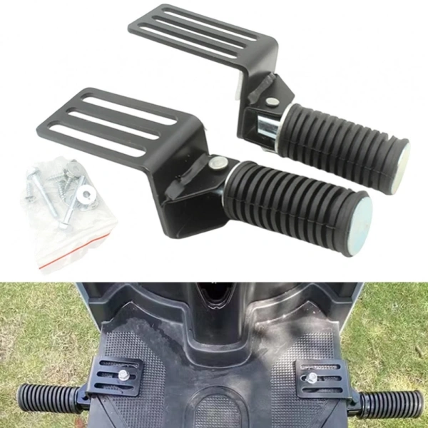 Hầu hết các mẫu xe máy hiện nay đều được trang bị đôi chân ghế để hỗ trợ cân bằng khi dừng xe. (Ảnh 2) Hầu hết các mẫu xe máy hiện nay đều được trang bị đôi chân ghế để hỗ trợ cân bằng khi dừng xe. (Ảnh 2)