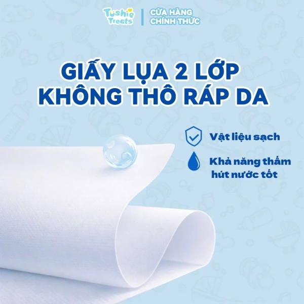 Khăn vải khô đa năng được thiết kế dựa trên nhu cầu thực tế của các gia đình có trẻ nhỏ. (Ảnh 2)