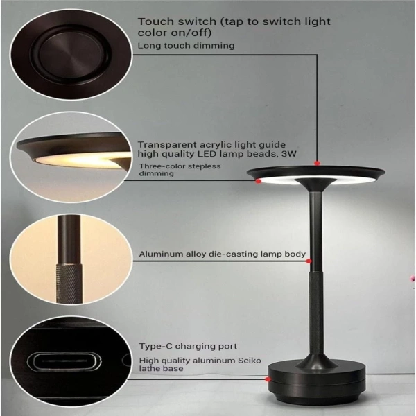Một vài đặc tính kỹ thuật của đèn bàn LED kim loại có thể vô tình biến chúng thành nguyên nhân gây mỏi mắt. (Ảnh 3)