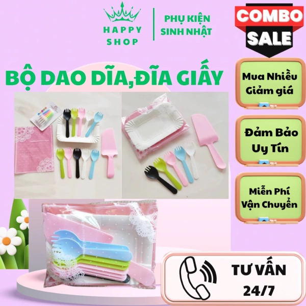 Khi kích thước dao dĩa ăn bánh sinh nhật thực tế không khớp với hình ảnh quảng cáo - Ảnh 1