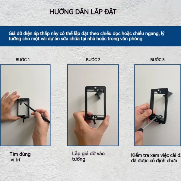 Lắp giá đỡ gắn điện áp thấp trên tường thực sự giúp sắp xếp cáp mạng, cáp loa và HDMI như mong đợi? - Ảnh 5